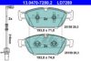 ATE 13.0470-7280.2 Brake Pad Set, disc brake